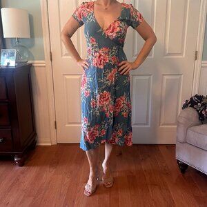 Vintage Billabong wrap dress